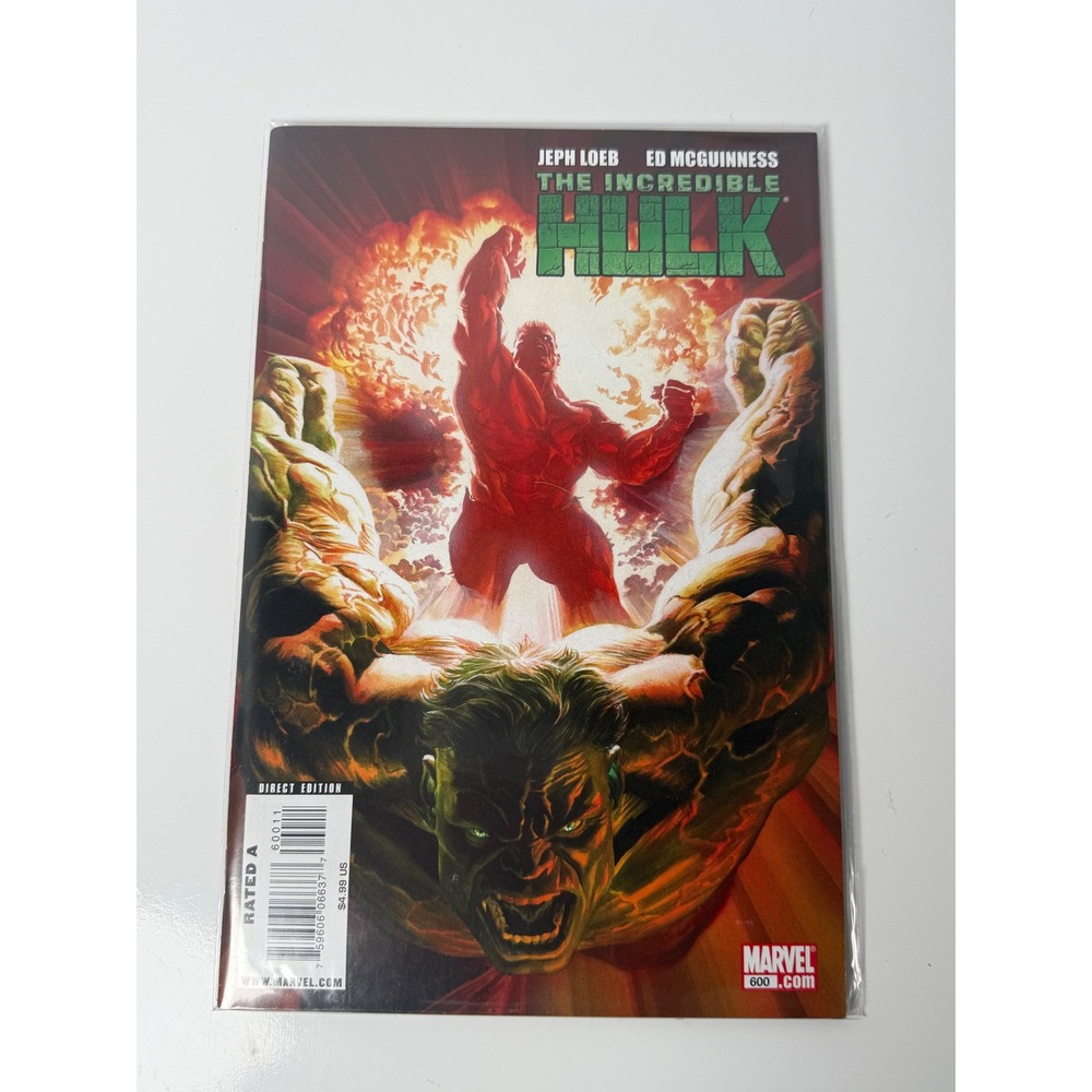 Marvel Comics The Incredible Hulk #600 Jeph Loeb Ed McGuinness‎ Direct Edition